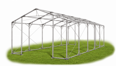 Skladový stan 5x10x3m strecha PVC 560g/m2 boky PVC 500g/m2 konštrukcia POLÁRNA