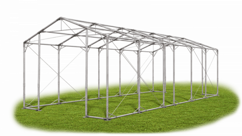 Skladový stan 4x11x3,5m strecha PVC 580g/m2 boky PVC 500g/m2 konštrukcia POLÁRNA