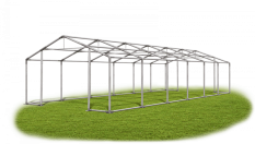 Skladový stan 4x12x2m strecha PVC 560g/m2 boky PVC 500g/m2 konštrukcia ZIMA