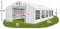 Párty stan 5x10x2m střecha PVC 560g/m2 boky PVC 500g/m2 konstrukce LÉTO
