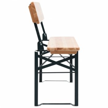 Skládací pivní set stůl se 2 lavicemi 118 cm jedle