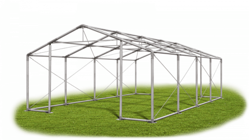 Skladový stan 6x8x2m strecha PVC 620g/m2 boky PVC 620g/m2 konštrukcia ZIMA PLUS