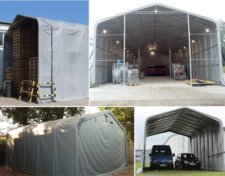 Skladová hala XXL 6x12x4 m šedá Skladová hala XXL 6x12x4 m šedá