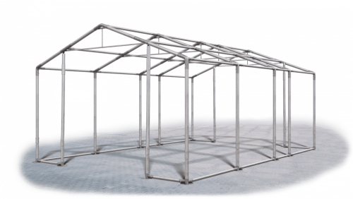 Skladový stan 4x7x2,5m střecha PVC 580g/m2 boky PVC 500g/m2 konstrukce ZIMA