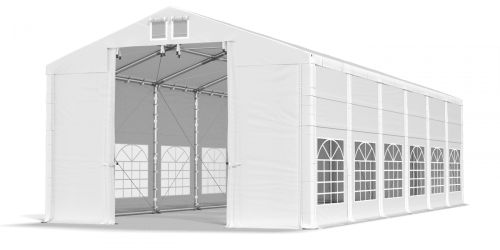 Párty stan 6x12x3,5m střecha PVC 620g/m2 boky PVC 620g/m2 konstrukce ZIMA PLUS Párty stan 6x12x3,5m střecha PVC 620g/m2 boky PVC 620g/m2 konstrukce ZIMA PLUS