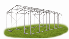 Skladový stan 4x11x4m strecha PVC 580g/m2 boky PVC 500g/m2 konštrukcia POLÁRNA