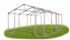 Skladový stan 5x7x3m strecha PVC 580g/m2 boky PVC 500g/m2 konštrukcie ZIMA PLUS