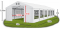 Párty stan 5x12x2m střecha PVC 560g/m2 boky PVC 500g/m2 konstrukce LÉTO