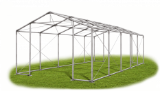 Skladový stan 8x10x2,5m střecha PVC 560g/m2 boky PVC 500g/m2 konstrukce ZIMA PLUS