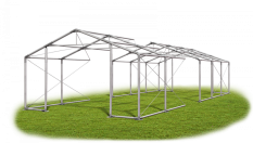 Skladový stan 6x40x2m střecha PVC 560g/m2 boky PVC 500g/m2 konstrukce ZIMA PLUS