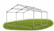 Skladový stan 4x4x2m strecha PVC 560g/m2 boky PVC 500g/m2 konštrukcie LETO PLUS