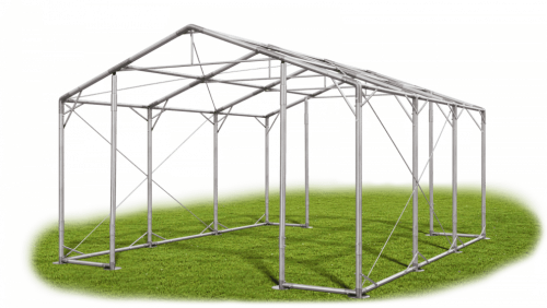 Skladový stan 5x6x3m střecha PVC 560g/m2 boky PVC 500g/m2 konstrukce POLÁRNÍ