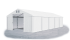 Skladový stan 3x10x2m střecha PVC 560g/m2 boky PVC 500g/m2 konstrukce LÉTO