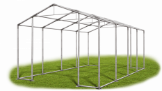 Skladový stan 6x8x4m strecha PVC 560g/m2 boky PVC 500g/m2 konštrukcia ZIMA