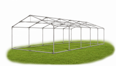 Skladový stan 4x10x2m strecha PVC 560g/m2 boky PVC 500g/m2 konštrukcie LETO PLUS
