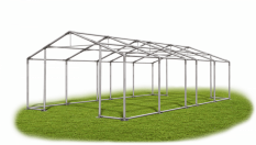 Skladový stan 4x9x2m střecha PVC 580g/m2 boky PVC 500g/m2 konstrukce ZIMA
