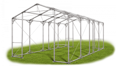 Skladový stan 6x9x3,5m střecha PVC 580g/m2 boky PVC 500g/m2 konstrukce POLÁRNÍ PLUS