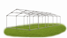Skladový stan 4x11x2m střecha PVC 580g/m2 boky PVC 500g/m2 konstrukce LÉTO PLUS