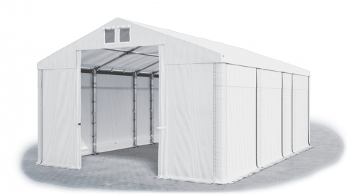 Skladový stan 5x7x3m střecha PVC 580g/m2 boky PVC 500g/m2 konstrukce ZIMA