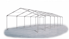 Skladový stan 6x12x2m střecha PVC 560g/m2 boky PVC 500g/m2 konstrukce LÉTO