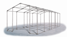 Skladový stan 6x11x3,5m strecha PVC 580g/m2 boky PVC 500g/m2 konštrukcia ZIMA