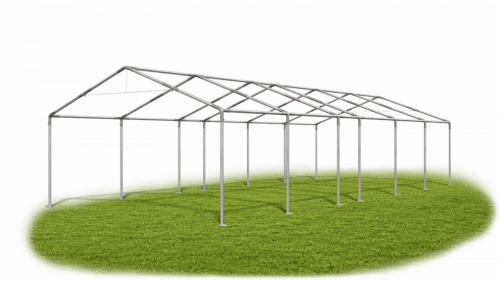 Skladový stan 4x11x2m střecha PVC 580g/m2 boky PVC 500g/m2 konstrukce LÉTO