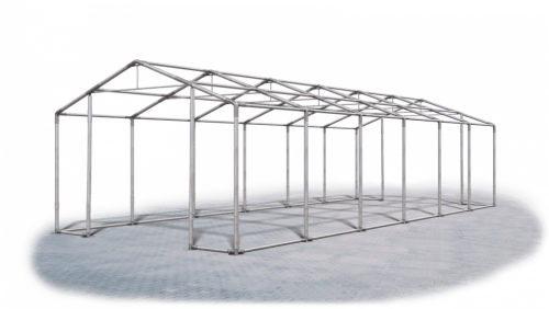 Skladový stan 4x12x2,5m střecha PVC 560g/m2 boky PVC 500g/m2 konstrukce ZIMA