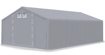 Skladový stan celoroční 4x44x3m nehořlavá plachta PVC 600g/m2 konstrukce ZIMA PLUS