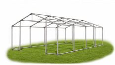 Skladový stan 4x8x2m střecha PVC 560g/m2 boky PVC 500g/m2 konstrukce ZIMA