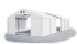 Skladový stan 6x18x2m střecha PVC 560g/m2 boky PVC 500g/m2 konstrukce LÉTO PLUS