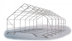 Skladová hala 10x12x3m střecha boky PVC 720 g/m2 konstrukce ARKTICKÁ