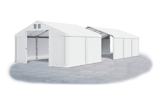 Skladový stan 3x22x2m střecha PVC 560g/m2 boky PVC 500g/m2 konstrukce LÉTO