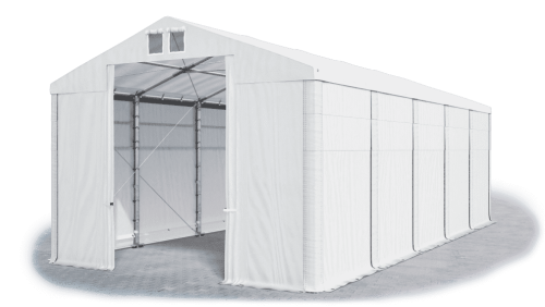 Skladový stan 6x10x3,5m střecha PVC 560g/m2 boky PVC 500g/m2 konstrukce ZIMA PLUS Skladový stan 6x10x3,5m střecha PVC 560g/m2 boky PVC 500g/m2 konstrukce ZIMA PLUS