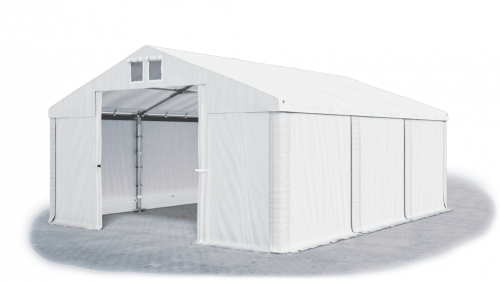 Skladový stan 4x6x2m střecha PVC 620g/m2 boky PVC 620g/m2 konstrukce ZIMA