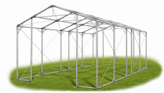 Skladový stan 5x9x3,5m strecha PVC 580g/m2 boky PVC 500g/m2 konštrukcia POLÁRNA