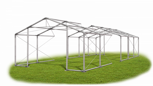 Skladový stan 6x40x2m strecha PVC 560g/m2 boky PVC 500g/m2 konštrukcie ZIMA PLUS
