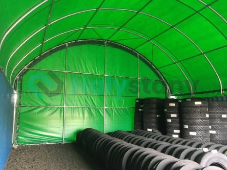 Prístrešok na kontajnery 10x12m so zadnou stenou Prístrešok na kontajnery 10x12m so zadnou stenou
