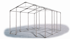 Skladový stan 5x6x4m střecha PVC 620g/m2 boky PVC 620g/m2 konstrukce ZIMA