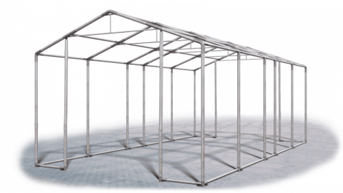 Skladový stan 6x9x4m strecha PVC 580g/m2 boky PVC 500g/m2 konštrukcia ZIMA